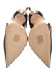 Jimmy Choo Faux Pearl Accents Patent Leather Mules
