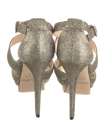 Jimmy Choo Glitter D'Orsay Pumps