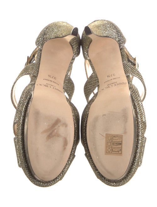 Jimmy Choo Glitter D'Orsay Pumps