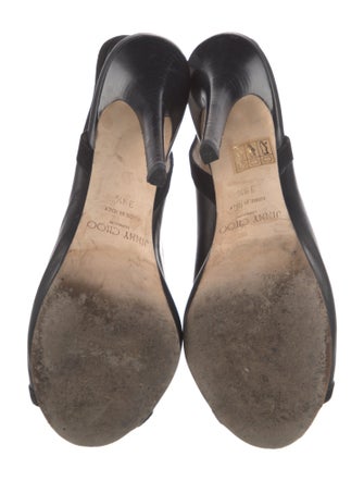 Jimmy Choo Leather Slingback Sandals
