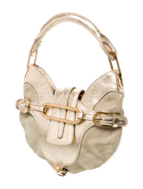 Jimmy Choo Suede Top Handle Bag