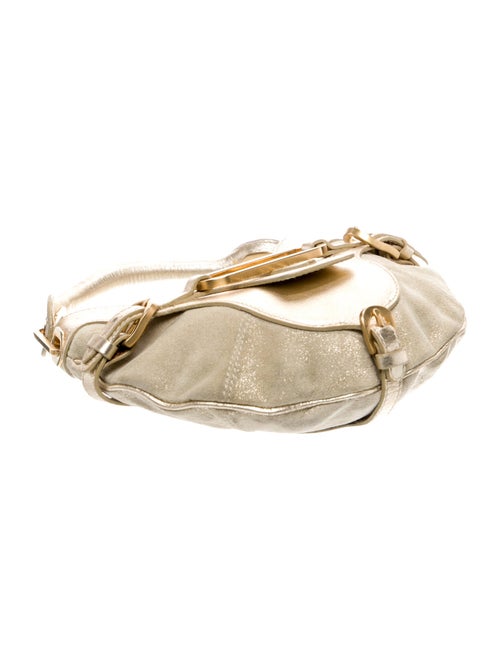 Jimmy Choo Suede Top Handle Bag