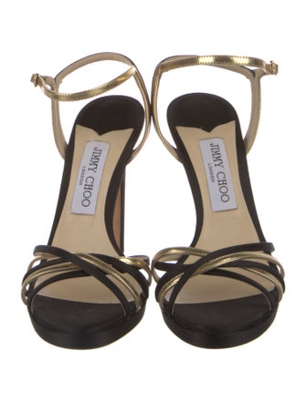Jimmy Choo Satin Sandals
