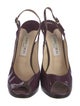Jimmy Choo Patent Leather Slingback Pumps