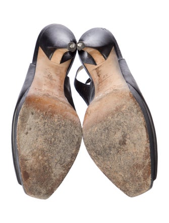 Jimmy Choo Leather Slingback Pumps