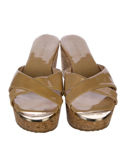 Jimmy Choo Patent Leather Slides