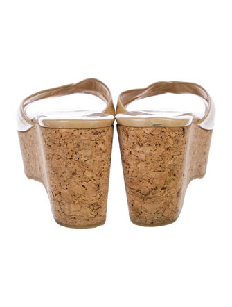 Jimmy Choo Patent Leather Slides