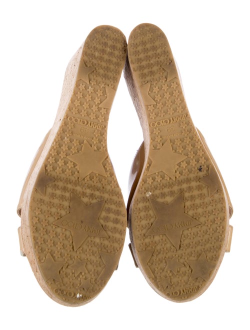 Jimmy Choo Patent Leather Slides