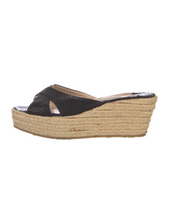 Jimmy Choo Leather Espadrilles