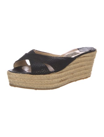 Jimmy Choo Leather Espadrilles
