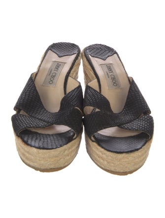 Jimmy Choo Leather Espadrilles