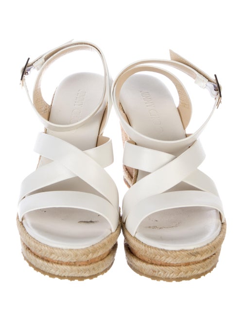 Jimmy Choo Leather Espadrilles