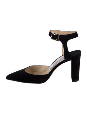 Jimmy Choo Suede D'Orsay Pumps