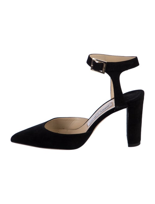 Jimmy Choo Suede D'Orsay Pumps