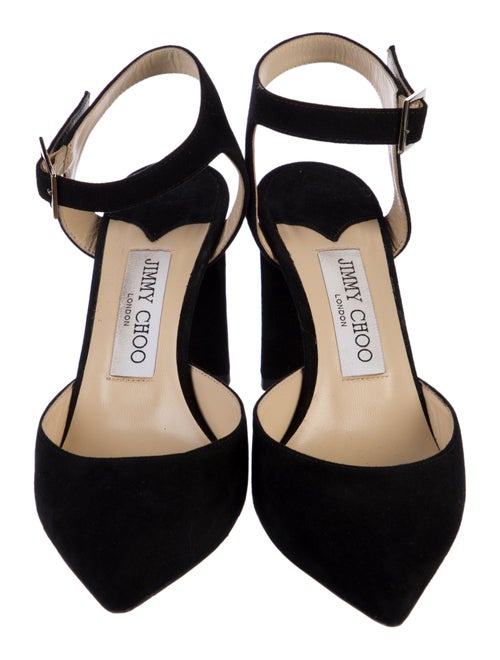 Jimmy Choo Suede D'Orsay Pumps