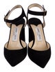 Jimmy Choo Suede D'Orsay Pumps
