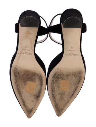 Jimmy Choo Suede D'Orsay Pumps