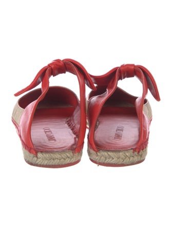 Jimmy Choo Leather Colorblock Pattern Flats