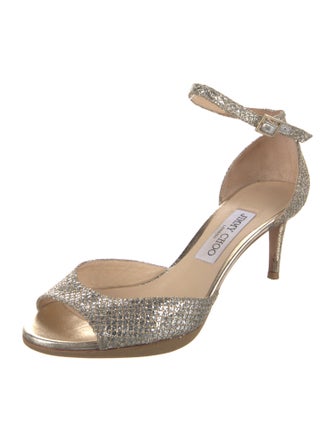 Jimmy Choo Glitter D'Orsay Pumps