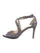 Jimmy Choo Glitter Glitter Accents Sandals