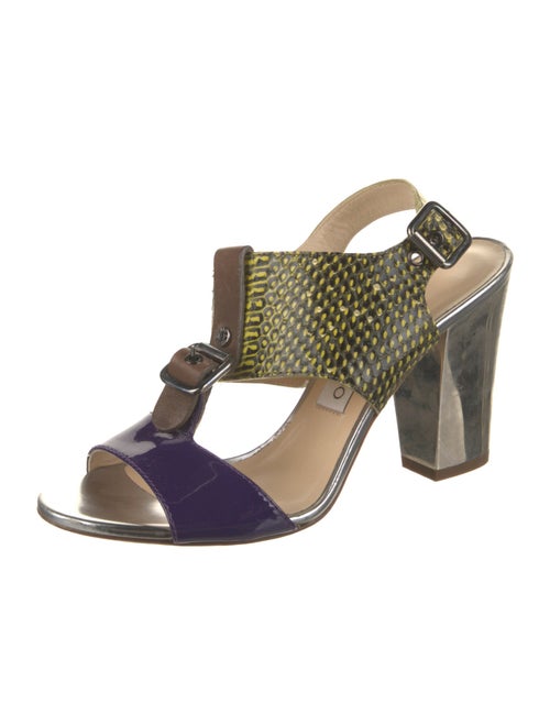 Jimmy Choo Snakeskin Slingback Sandals