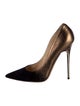 Jimmy Choo Leather Colorblock Pattern Pumps