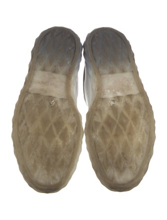 Jimmy Choo Leather Colorblock Pattern Sneakers