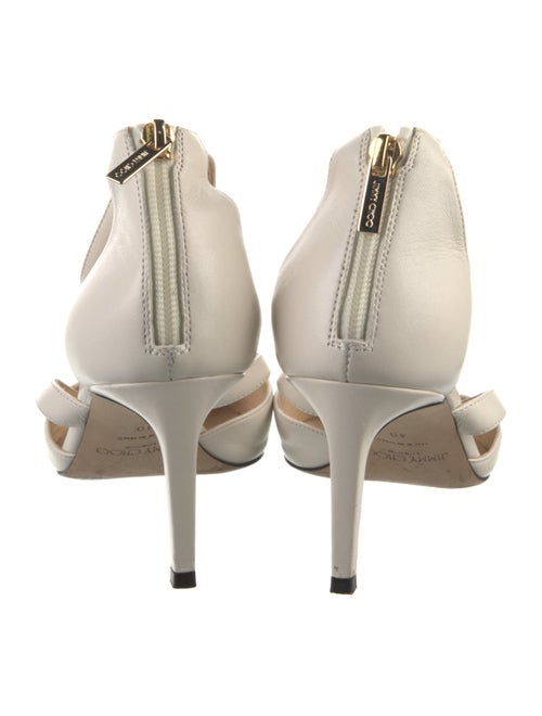 Jimmy Choo Leather T-Strap Pumps