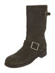 Jimmy Choo Suede Moto Boots