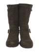 Jimmy Choo Suede Moto Boots
