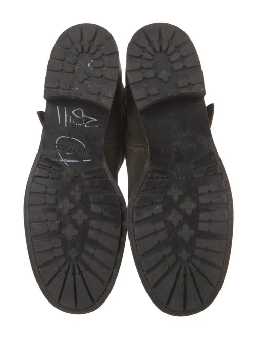 Jimmy Choo Suede Moto Boots