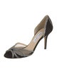 Jimmy Choo Suede Mesh Accents D'Orsay Pumps