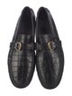 Jimmy Choo Embossed Leather Loafers