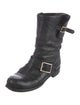 Jimmy Choo Leather Moto Boots