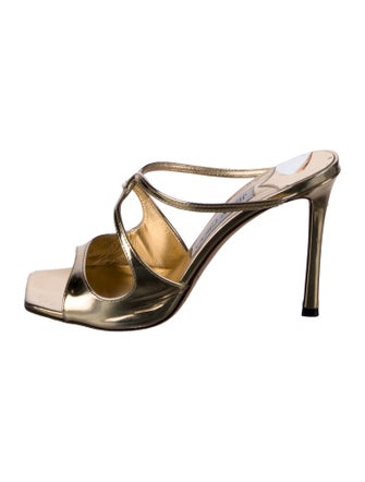 Jimmy Choo Patent Leather Slides