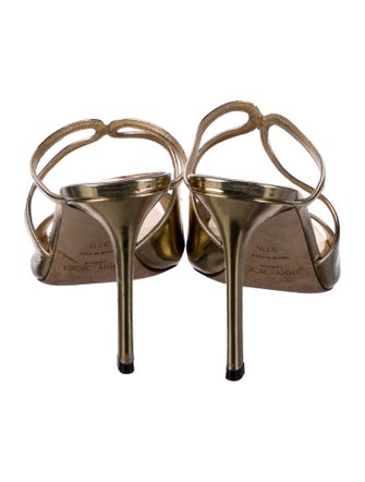 Jimmy Choo Patent Leather Slides