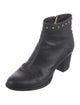 Jimmy Choo Leather Studded Accents Boots