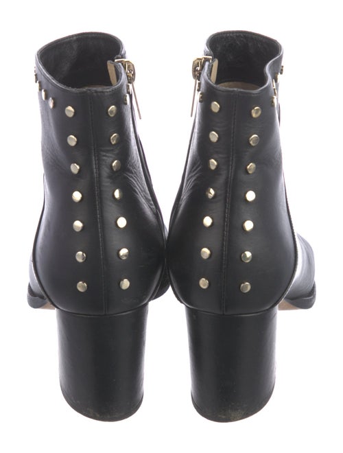 Jimmy Choo Leather Studded Accents Boots