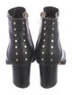 Jimmy Choo Leather Studded Accents Boots