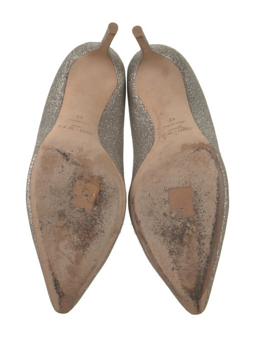 Jimmy Choo Glitter Crystal Embellishments Pumps