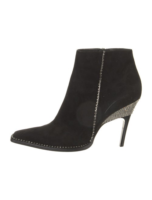Jimmy Choo Suede Crystal Embellishments Boots
