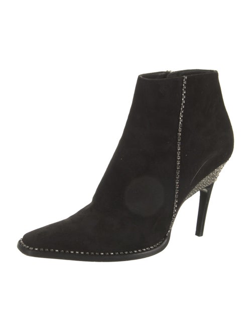 Jimmy Choo Suede Crystal Embellishments Boots