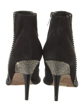 Jimmy Choo Suede Crystal Embellishments Boots