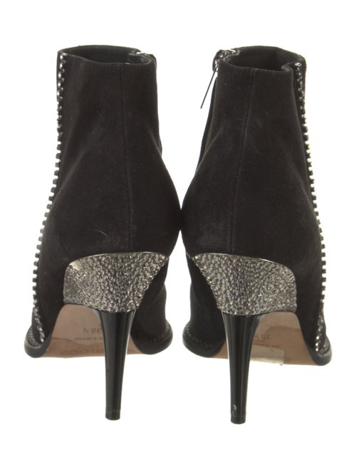 Jimmy Choo Suede Crystal Embellishments Boots