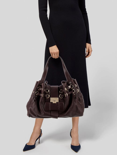 Jimmy Choo Leather Shoulder Bag