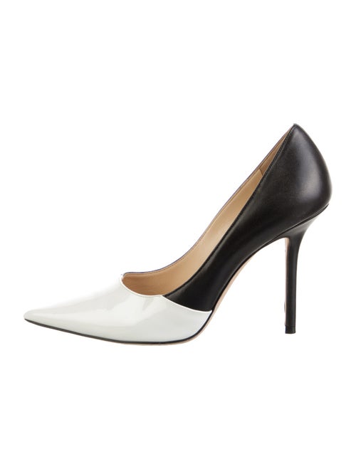 Jimmy Choo Leather Leather Trim Embellishment Pumps