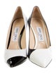Jimmy Choo Leather Leather Trim Embellishment Pumps