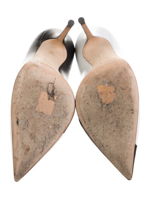 Jimmy Choo Leather Leather Trim Embellishment Pumps