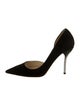 Jimmy Choo Suede D'Orsay Pumps