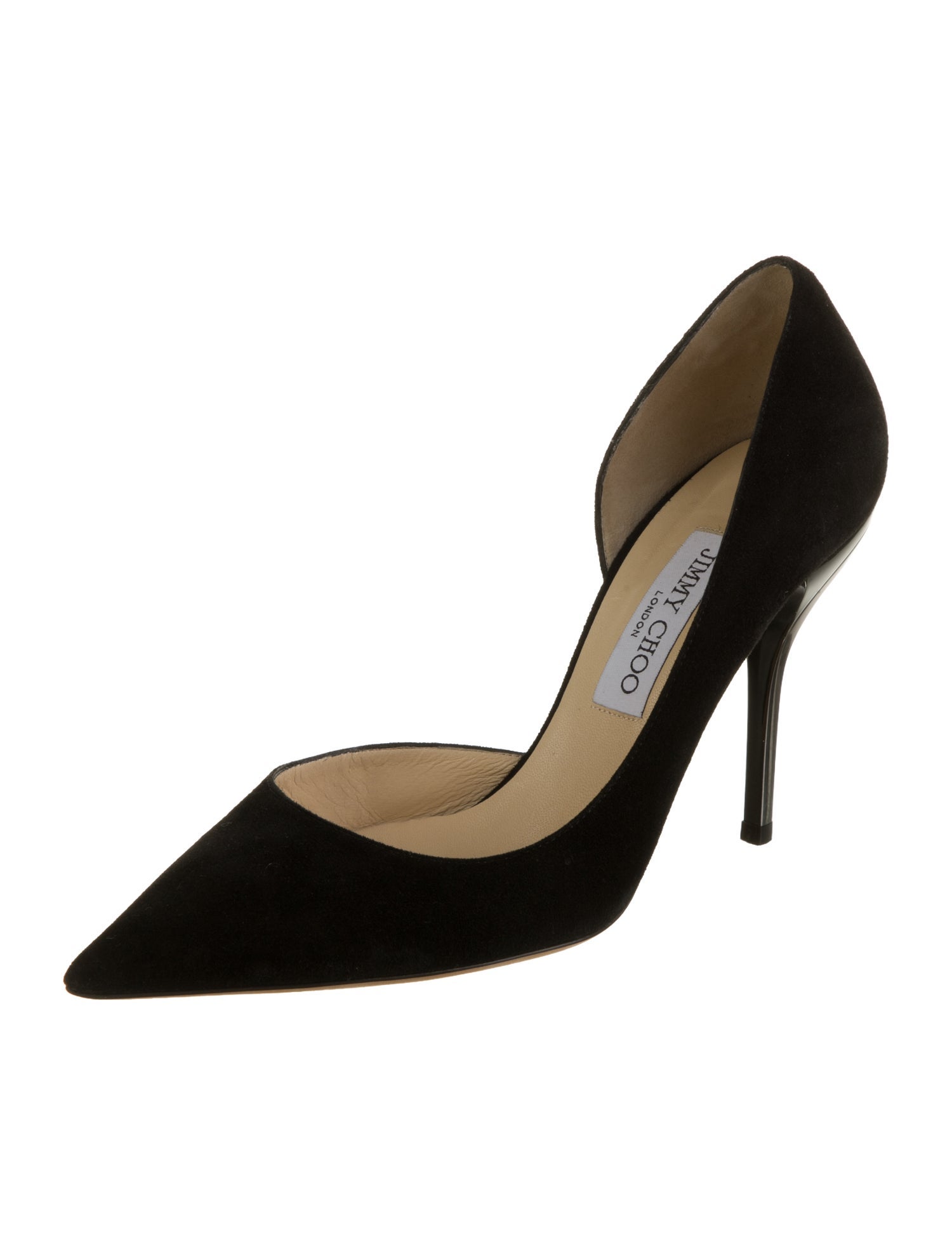 Jimmy Choo Suede D'Orsay Pumps